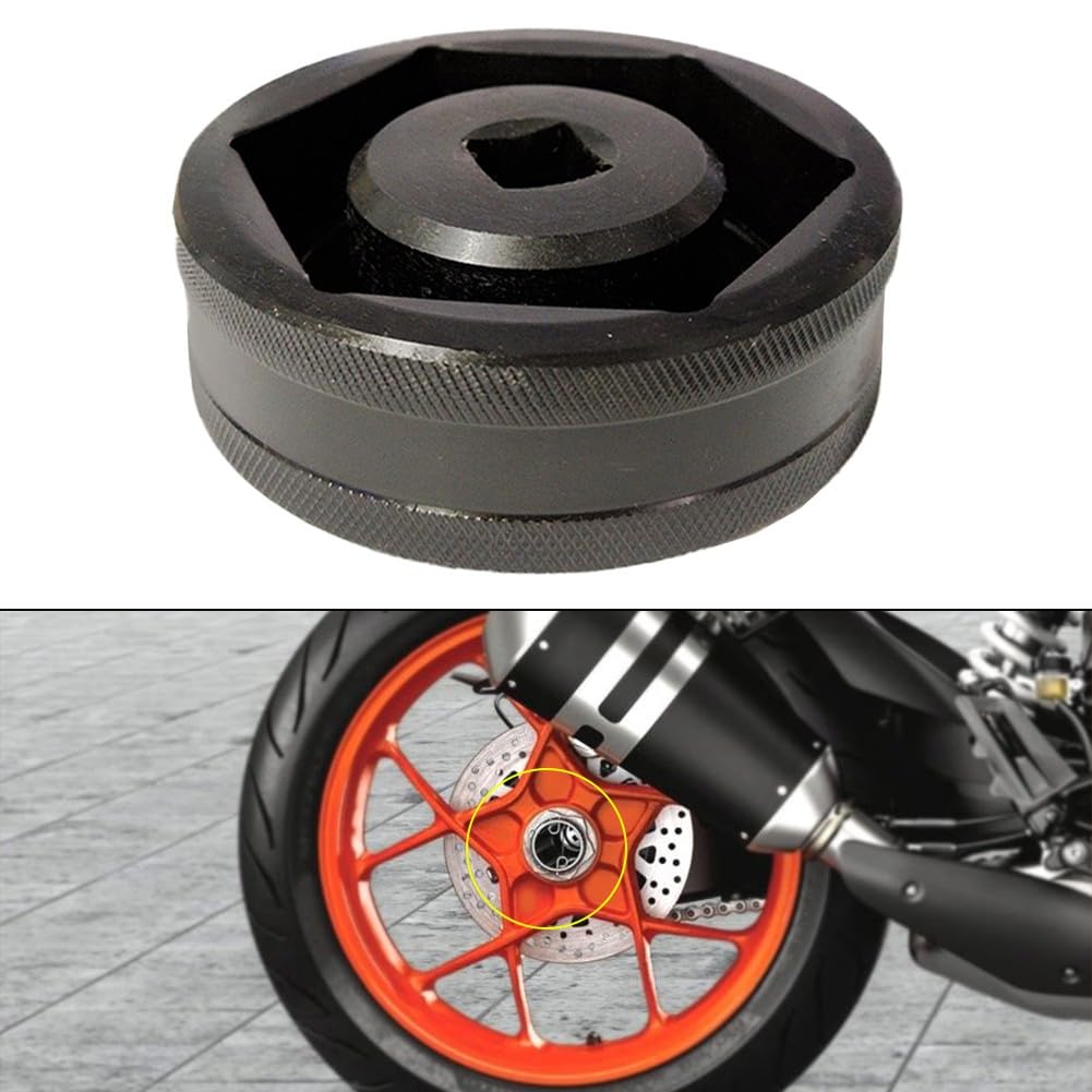 Douille d'écrou de roue arrière, 60 mm, clé hexagonale pour 1290 Super, outil à profil bas en acier pour retrait d'essieu à couple élevé