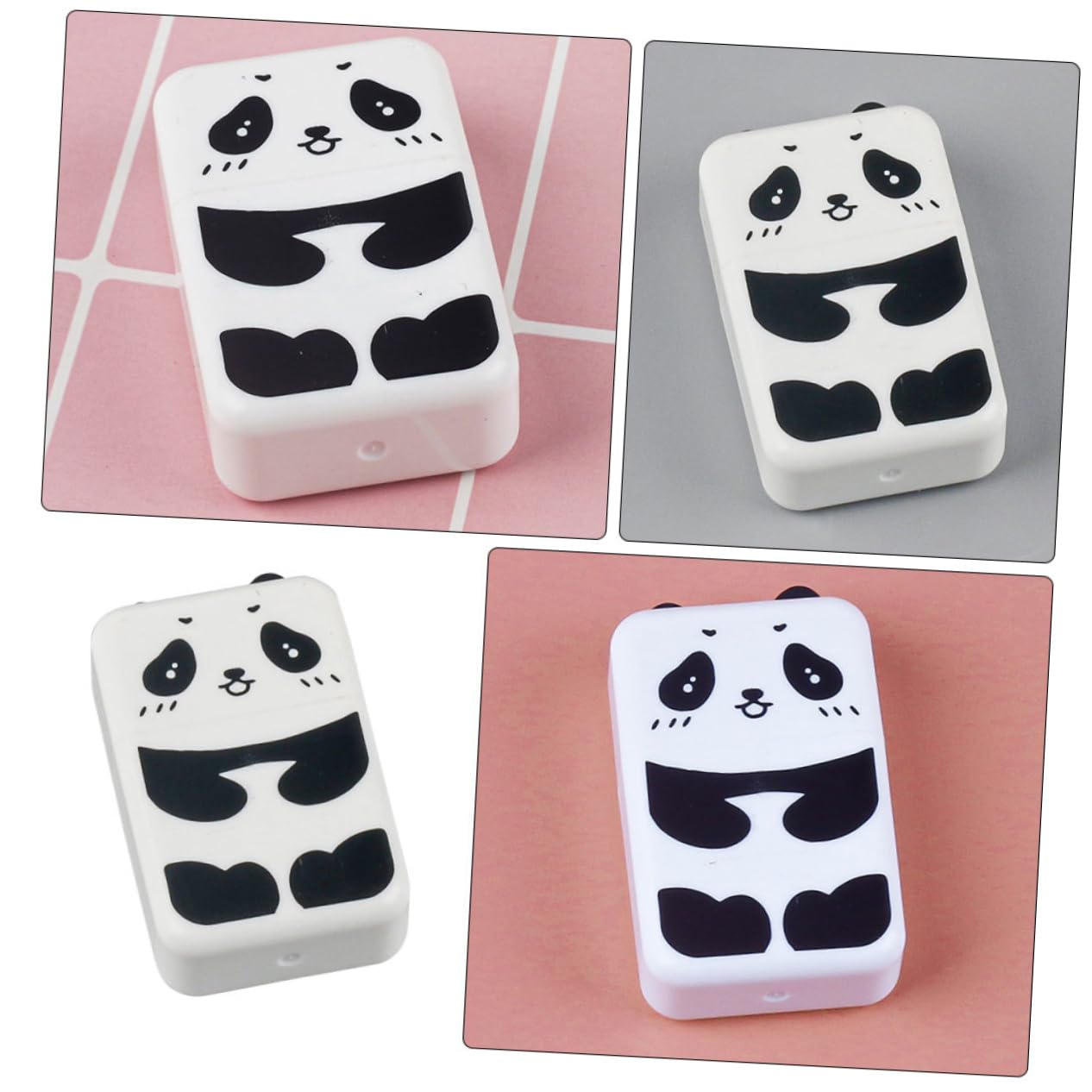 STOBOK 40pièces Gommes Créatives Forme De Panda Gomme Multifonction Pour Dessin Et Écriture Accessoire De Bureau Amusant