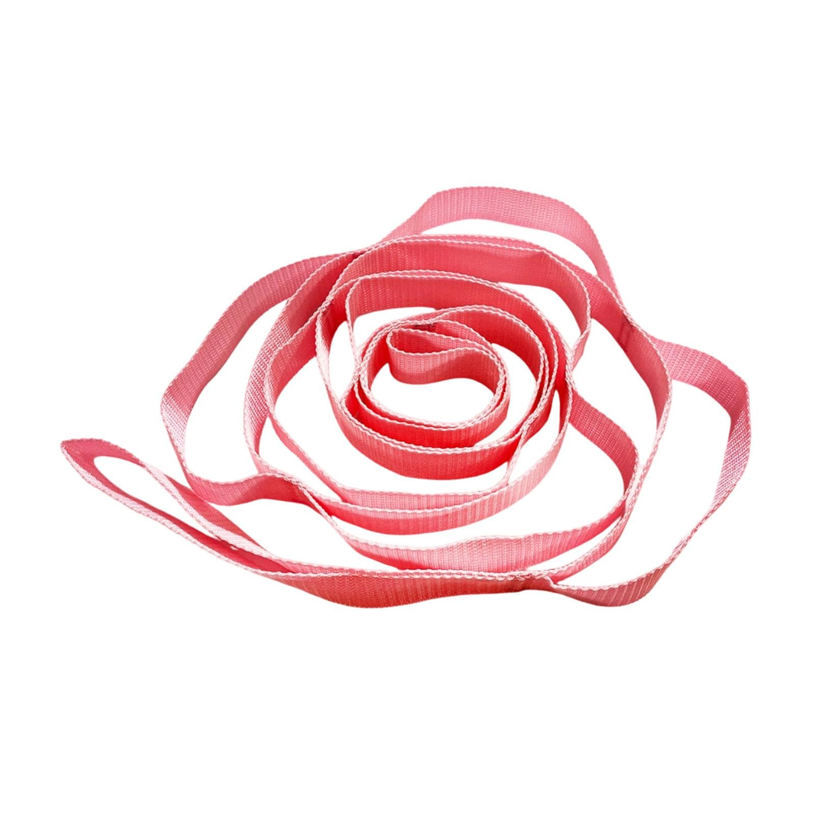 Club Bollywood®Stretch Strap with Loops Multi Loop Yoga Strap for Dance Fitness Working Out Pink|Sporting Goods|Fitness, Running & Yoga|Yoga & Pilates|Yoga Straps-image-14
