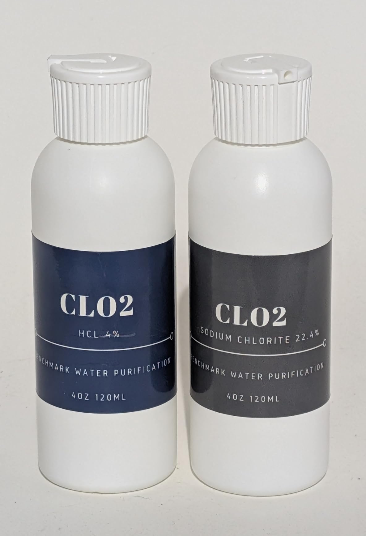 Chlorine dioxide kit , sodium chlorite 22.4% , hcl 4%