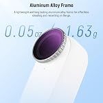 NEEWER ND Filter Kit Compatible with Insta360 GO 3S, UV+CPL+ND8+ND16+ND32+ND64 Filters, Action Camera Accessories, Polarizer & Neutral Density Filters, Multi Coated HD Optical Glass