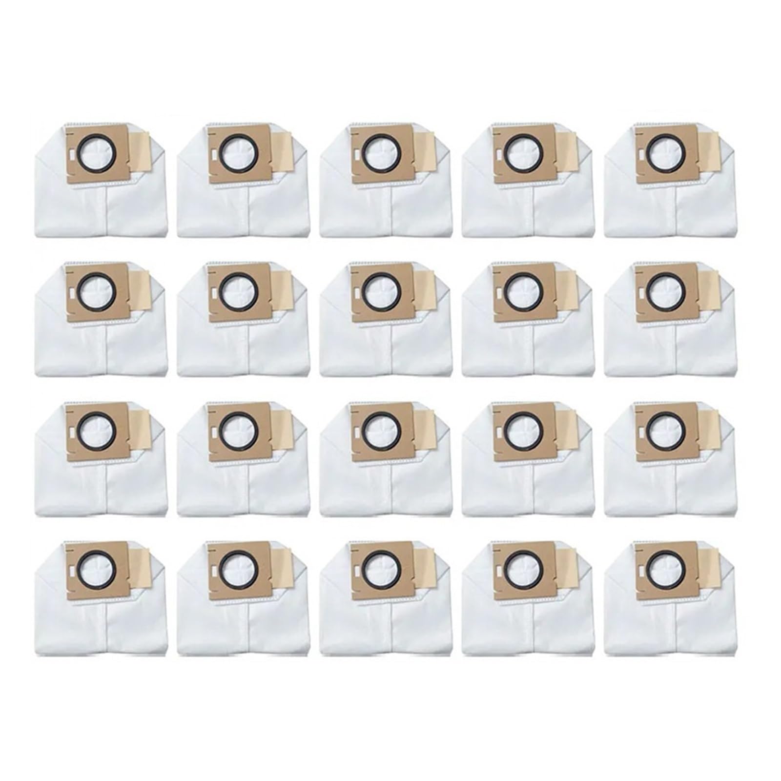 EEZII Cleaner Parts, Compatible For Uwant, V300 / V400 /V500/VC2406 /VC2403 Vacuum Cleaner Large Capacity Dust Bag Filters(20 db)