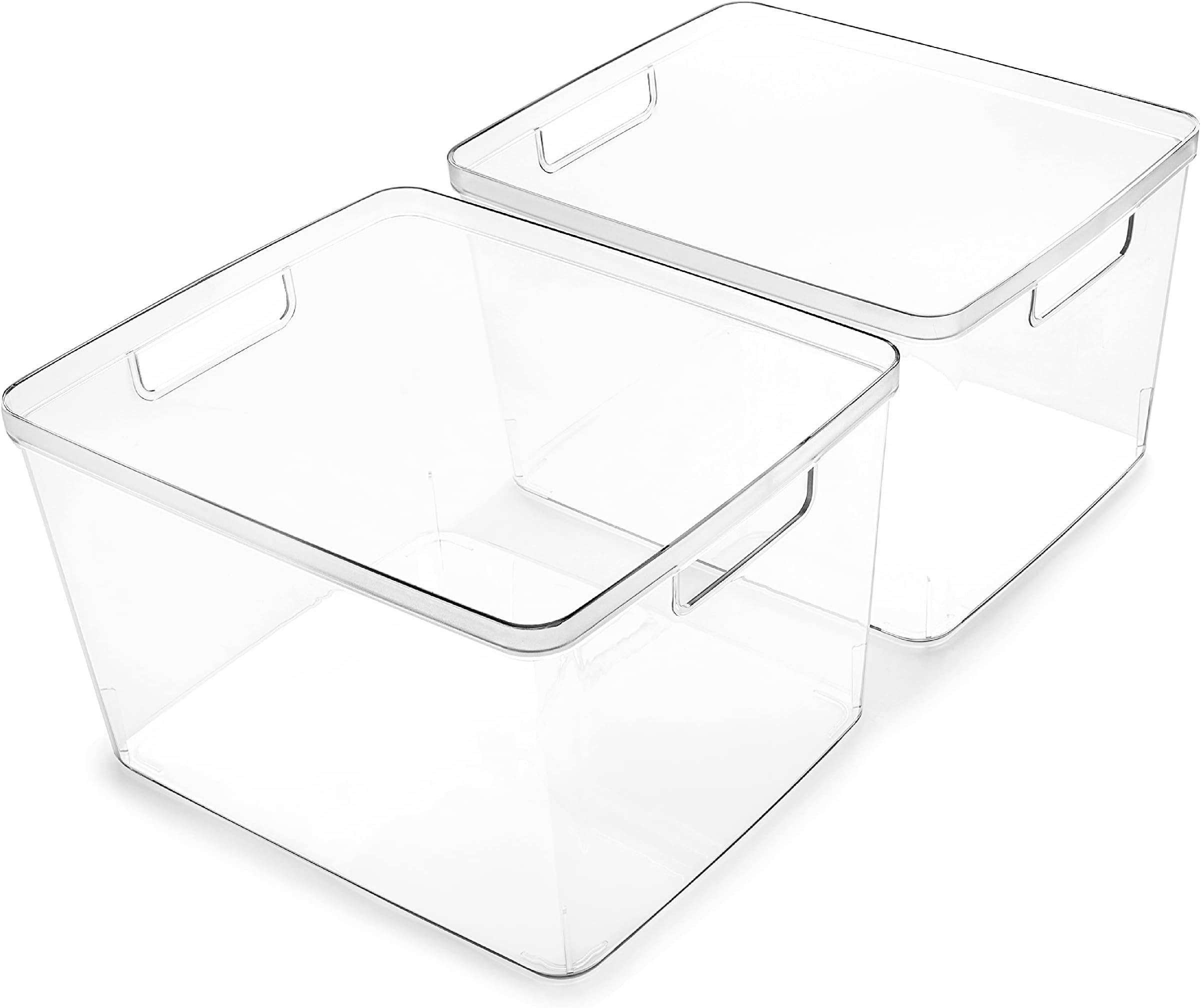 Amazon.com: mDesign Large Plastic Office Storage Organizer Container ...