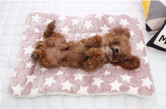 Foto 3 de 4 de Ulalaza Alfombrilla de cama para perro, cómoda y suave, antideslizante, lavable a máquina