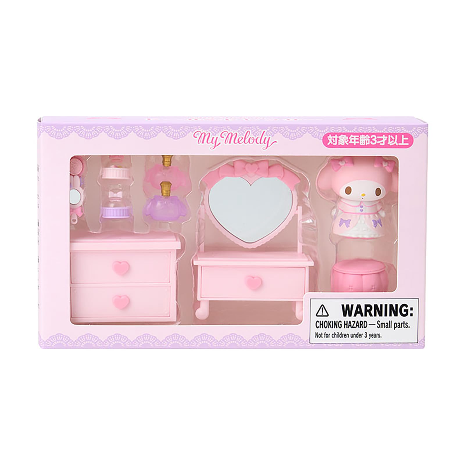Sanrio 141577 Doll & Dresser My Melody, For Ages 3 and Up