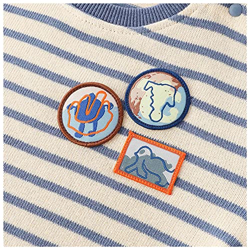 Image of Kids Casual Long Sleeve Athletic Pants Clothing Sets Toddler Baby Pull On Crew Neck 2 Piece Sweatsuits For Boys