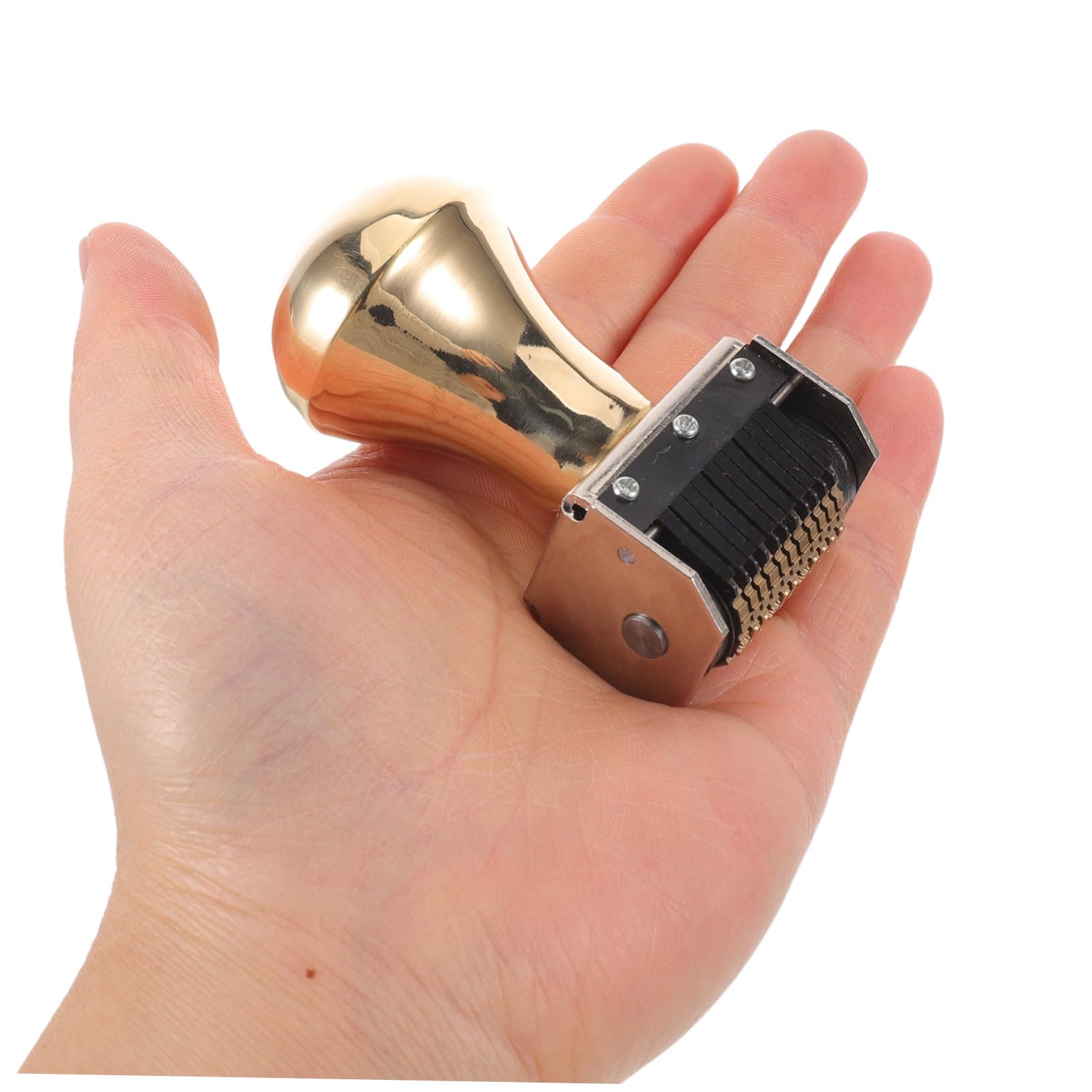 Verstellbarer Datumsstempel aus Metall mit Drehzahlen für Notizen