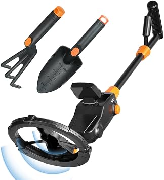 Gold Detector - High Precision Waterproof Kid Metal Detector - Gold Detector Lightweight, Adjustable Metal Detector, For Juniors and Youth with Waterproof Search Coil