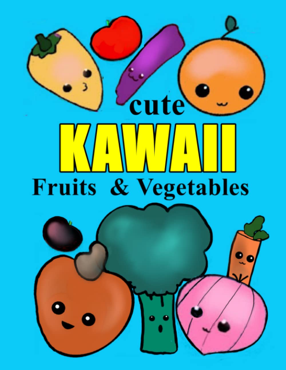 Cute Kawaii Fruits and Vegetables