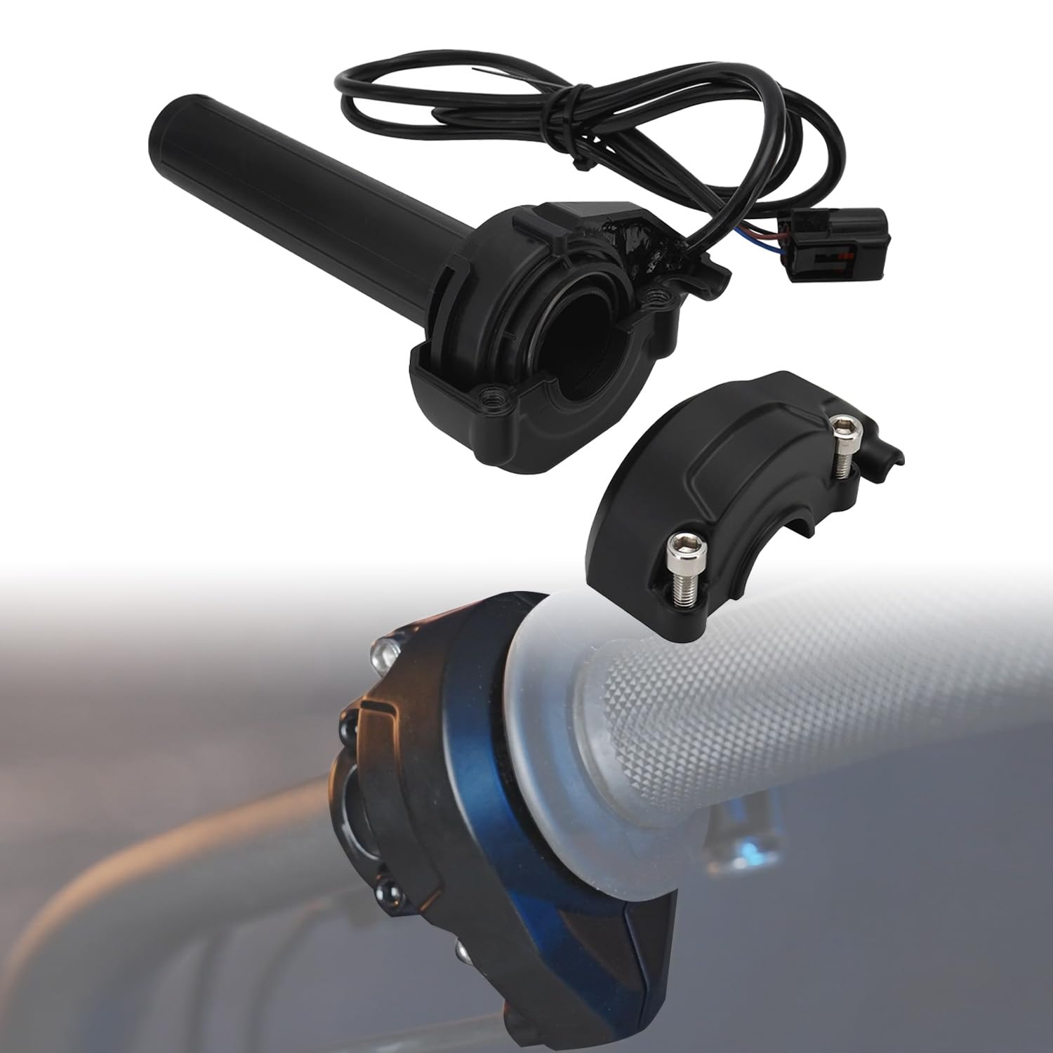 Dirt Bike Throttle Grip,Motorcycle Accelerator Twist Speed Throttle Grip Twist Throttle Accelerator Handle Grips for Sur-Ron X/S Electric Bike