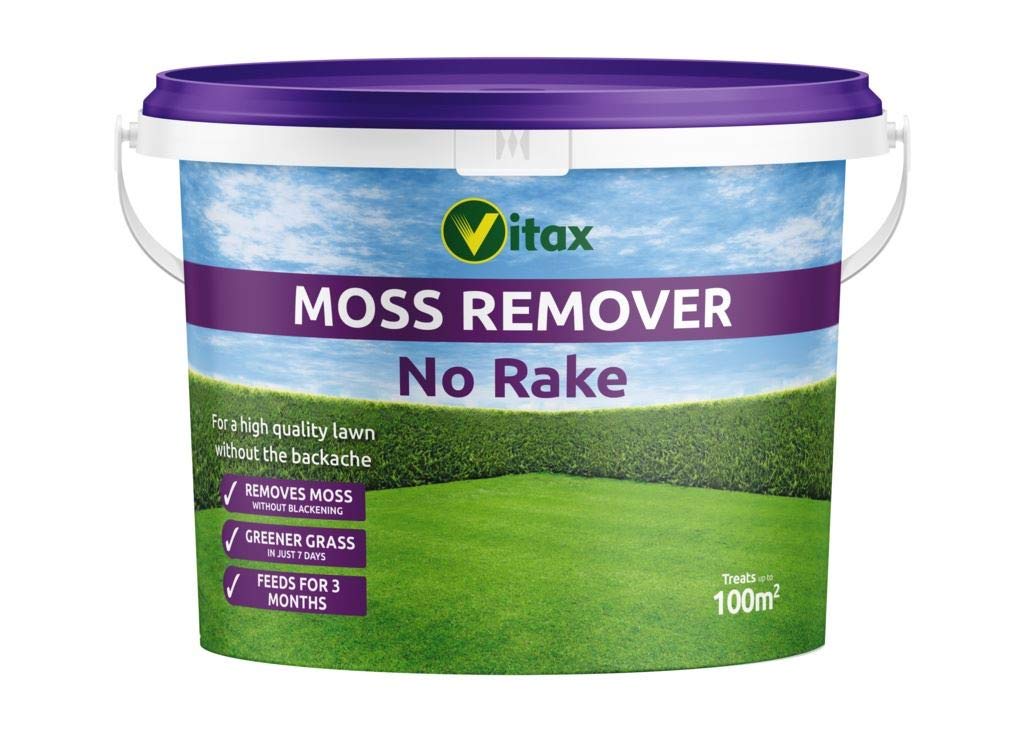 Vitax Moss Remover (No Rake) 100m2 Tub Amazon.co.uk Garden