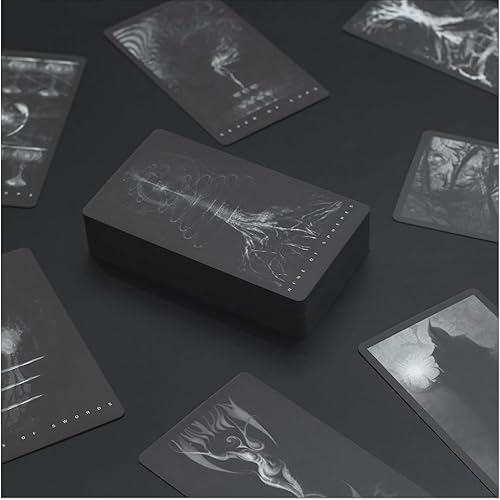 Miniatura 6 de Da Brigh Baraja de cartas de tarot negro para trabajo en las sombras