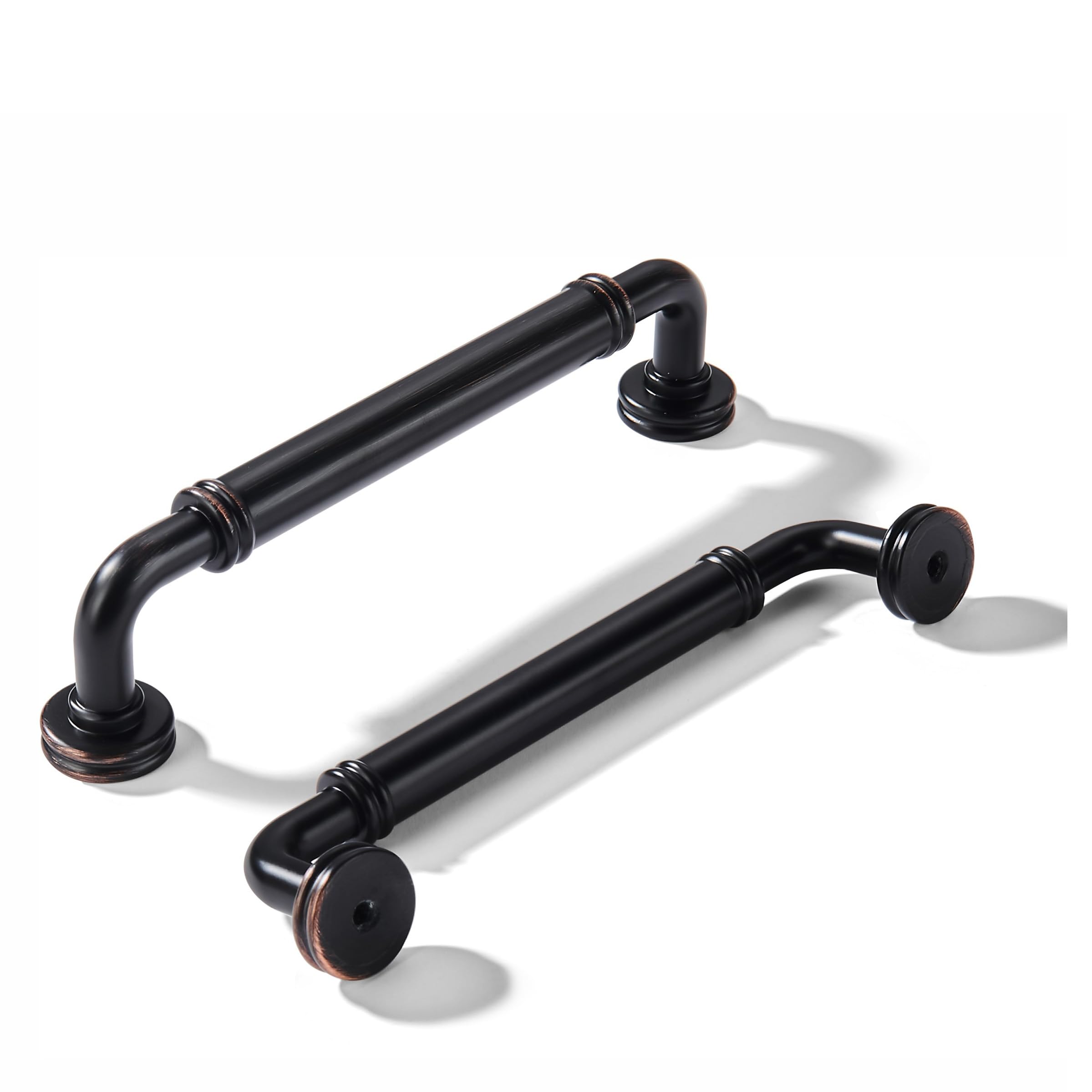 KHTUMEWARE-80447 Oil Rubbed Bronze Cabinet Pulls CTC 5 in (128 mm) 5-Pack