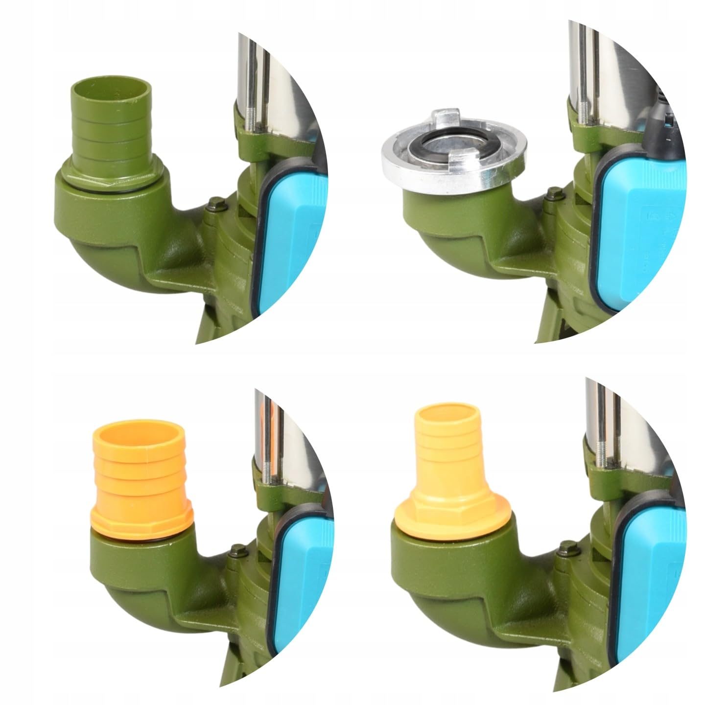 Schmutzwasserpumpe MORO 1100R mit Doppelschneidwerk (1100 W, 20.400 l/h, max. Förderhöhe 12 m) – Profi Tauchpumpe mit Zerkleinerer - Fäkalpumpe für Abwasser und Klärgruben - mit Schwimmerschalter