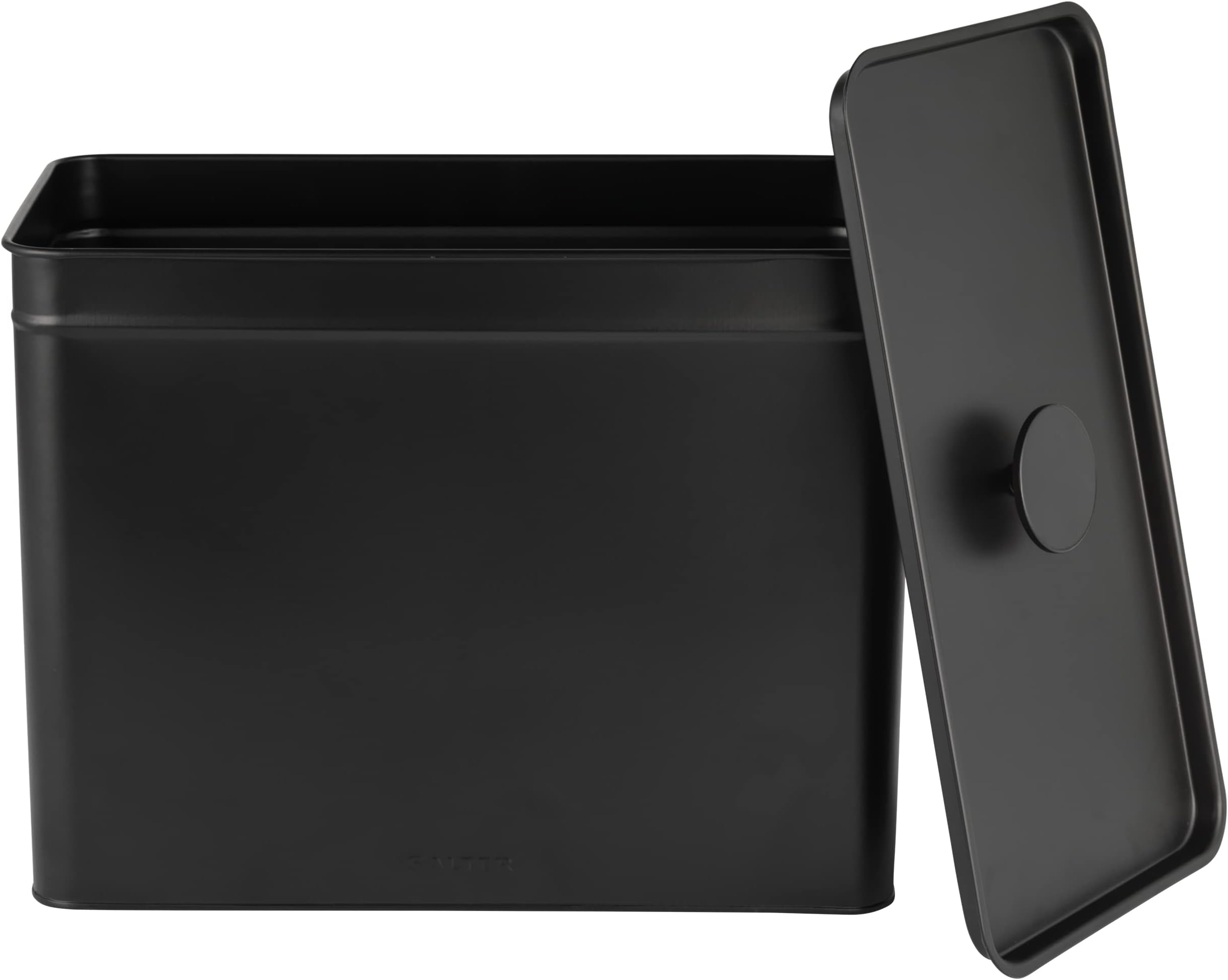 A di Alessi ASG22 B Gnam Bread Bin, Black, Plastic Amazon.co.uk Home