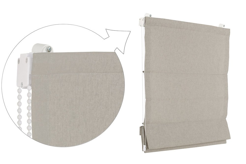 Premium Store plissé Sable 120 x 240 cm – Mega Choix – Dimensions 11 et 7 couleurs dans notre boutique – Rideau store pliant