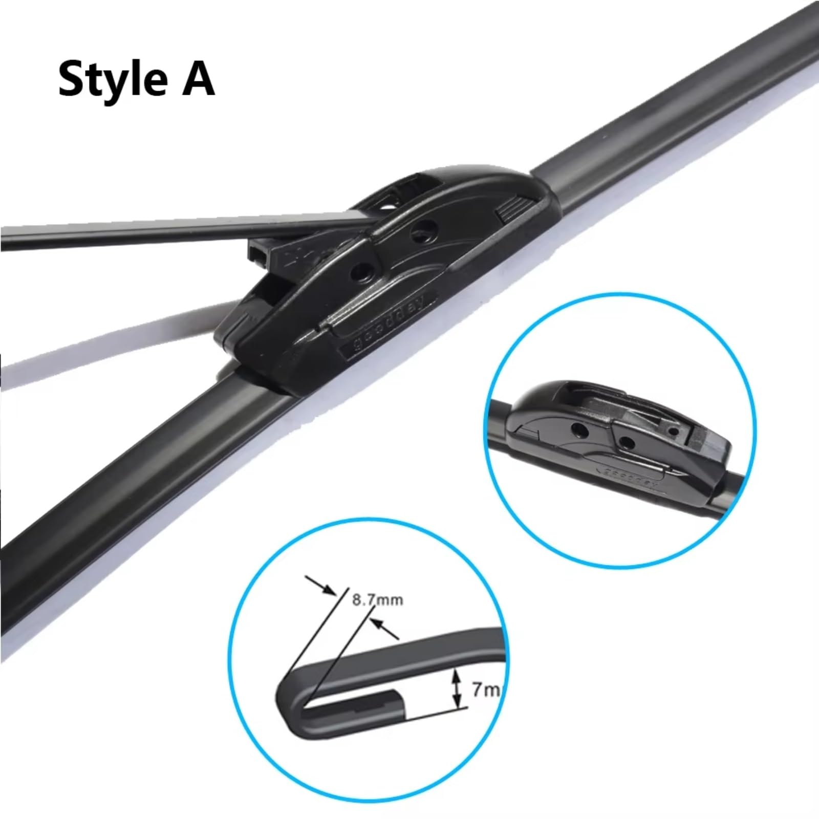 Kit Tergicristallo Compatibile Con Jeep Per Cherokee Per KL 2014 2015 2016 2017 2018 2019 Tergicristalli Per Auto Parabrezza Anteriore Parabrezza Accessori Per Auto Adesivi Tergicristalli(A)