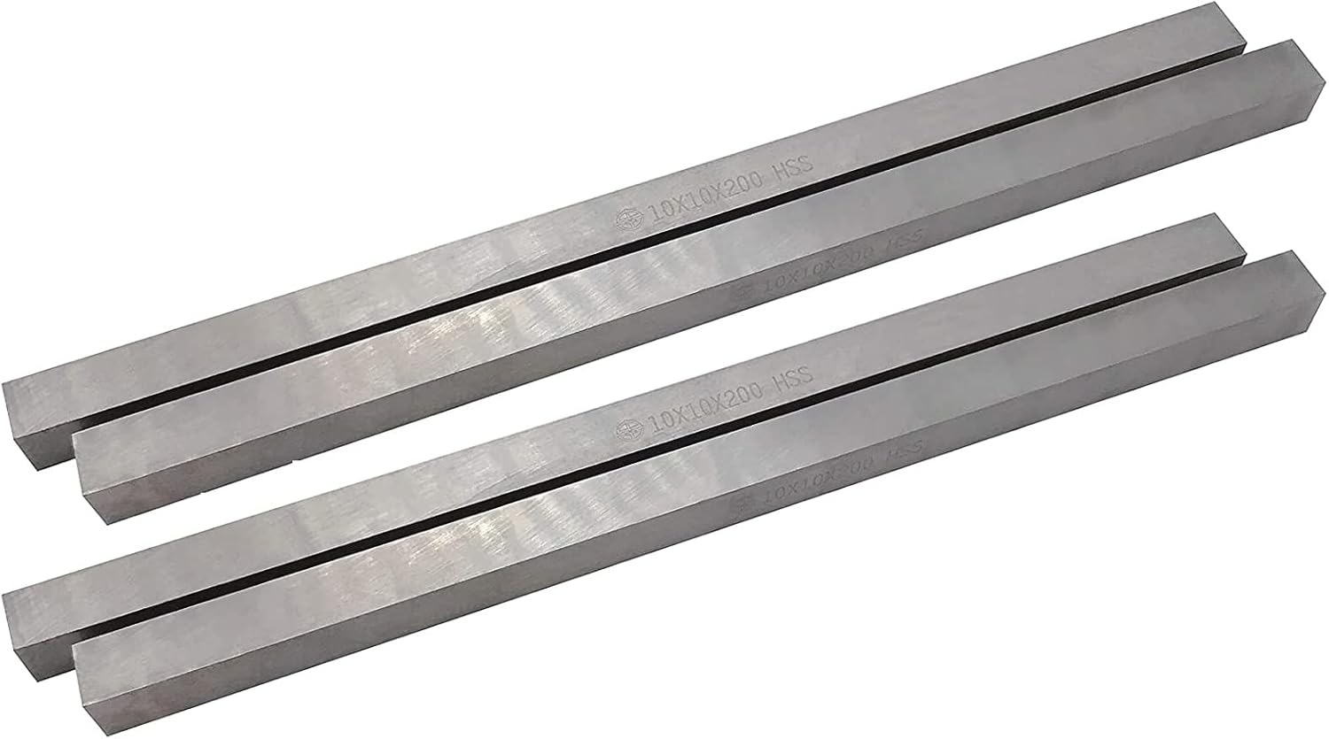 HSS Lathe Tool Bit 10mm x 10mm x 200mm, Square Lathe Turning Tool