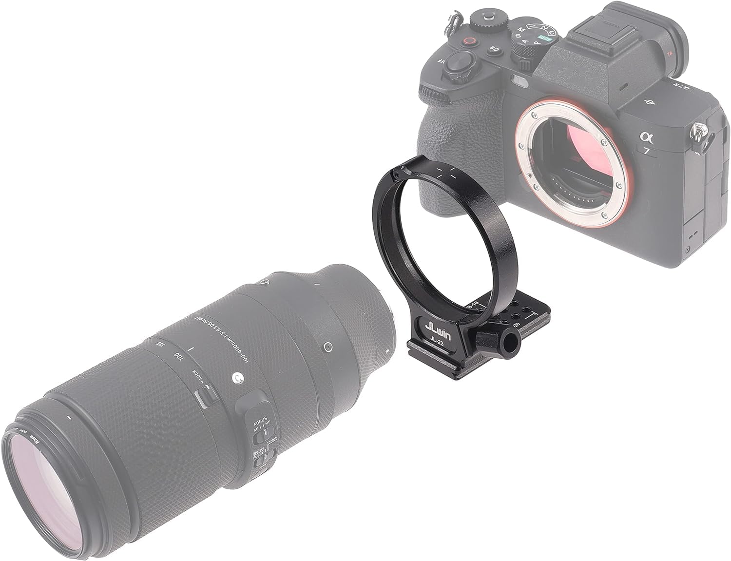 Tripod Clamp Hersmay per Sigma 100-400mm Sony E Mount - Dettaglio
