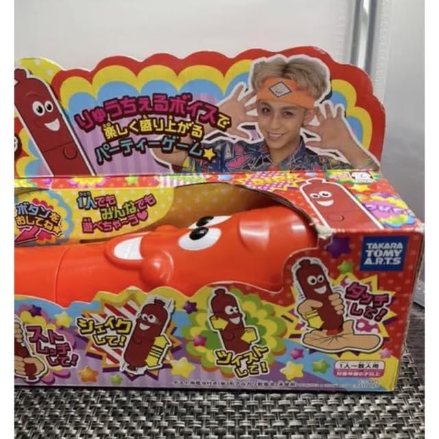 ドキハラおバカなソーセージ りゅうちぇる おもちゃ 新品未開封 ドキハラおばかなソーセージ」りゅうちぇるソーセージをタッチし