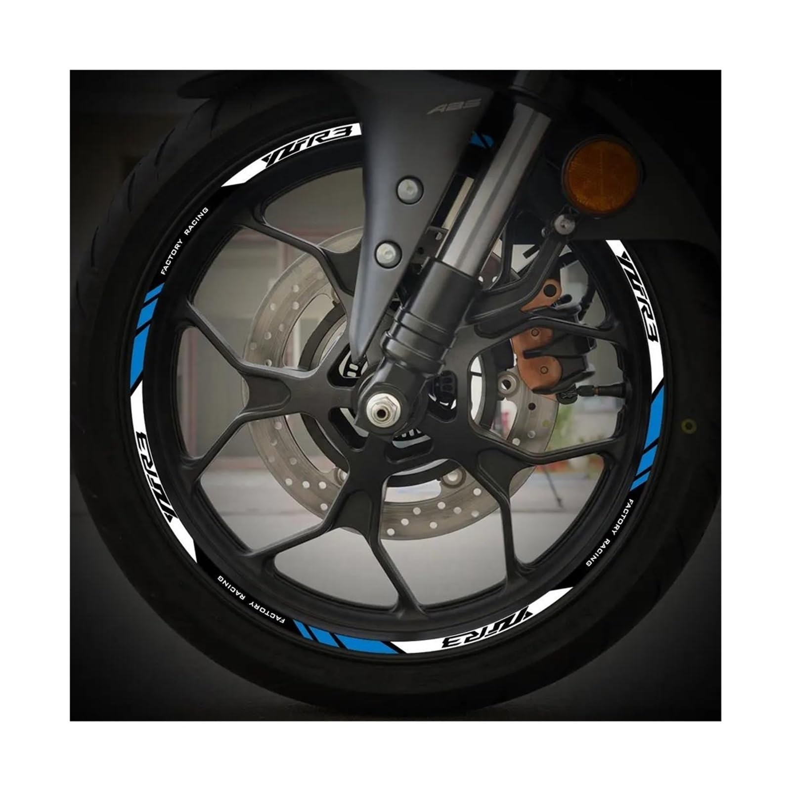 do YZF R3 YZF R3 YZFR3 YZF R3 odblaskowa naklejka na koła wewnątrz naklejki na piastę paski taśma wodoodporne naklejki (wielokolorowe)