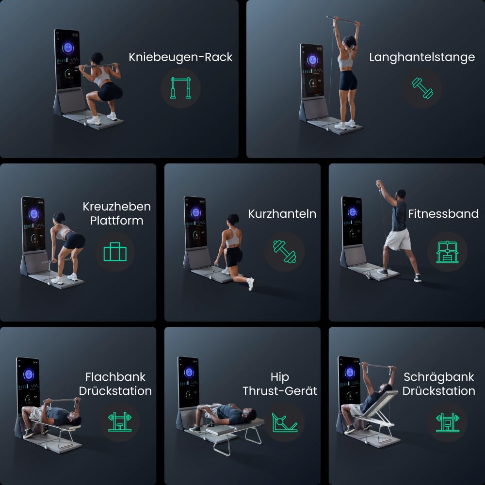 AEKE K1 Smart Home Gym System: KI-gestütztes All-in-One-Fitnessgerät für Ganzkörper-Krafttraining und personalisierte Workouts-K1