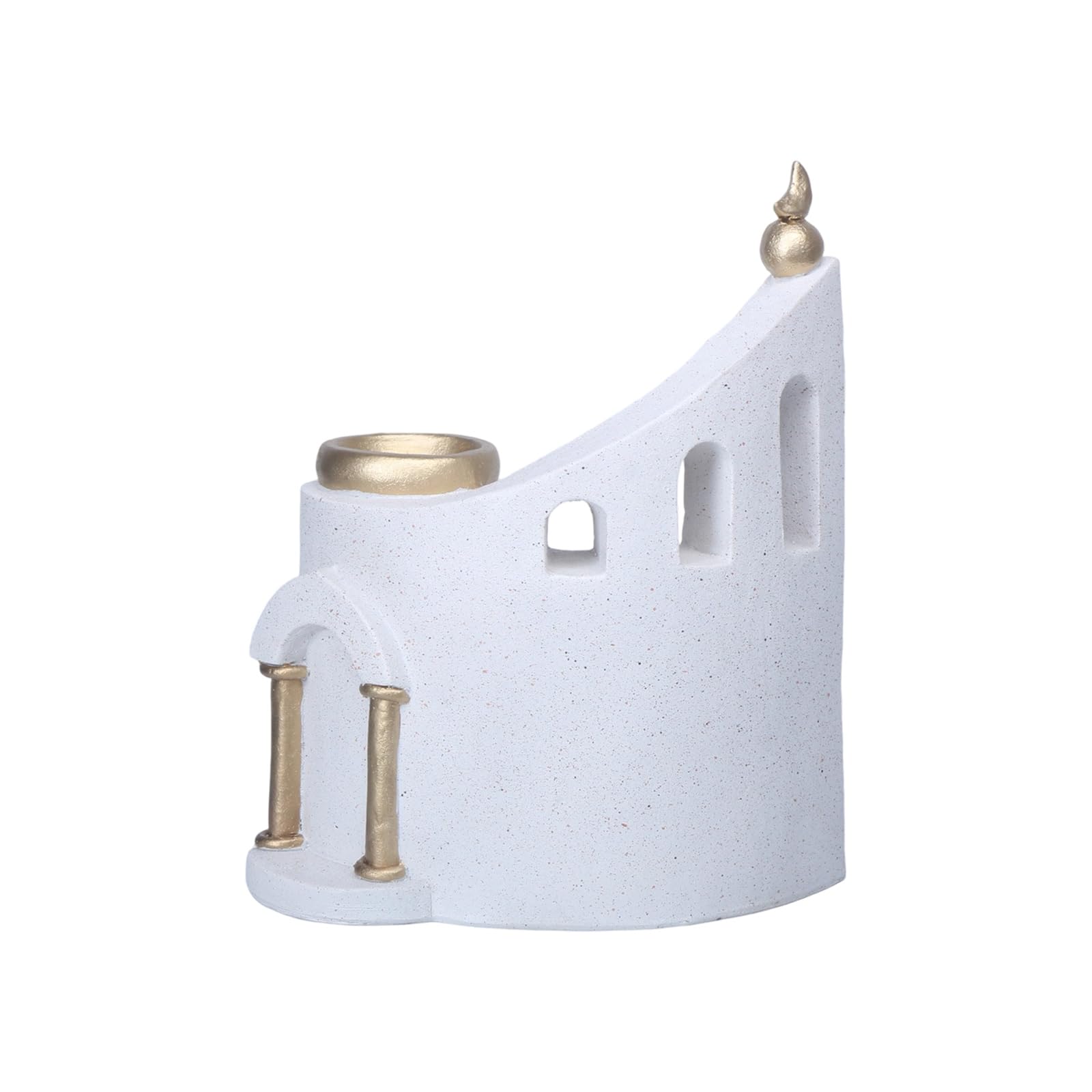 Oxxggkao Handcrafted Middle Eastern Cultural Castles Figurine Decors Piece Resin Ornament Ideal for Tabletop and Shelf Display Islamics Castles Sculpture