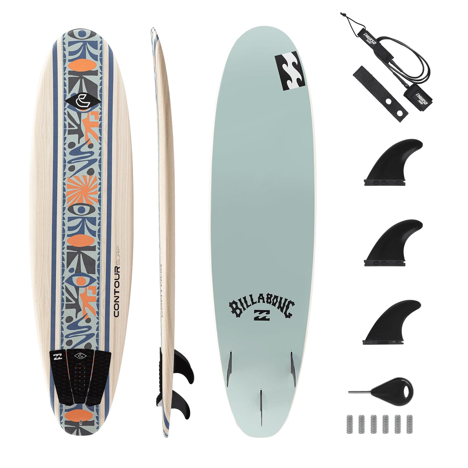 BILLABONG SURFBOARD 5’6” Amazon.com : Billabong x CONTOUR SURF Aero 7ft Soft Top Foam