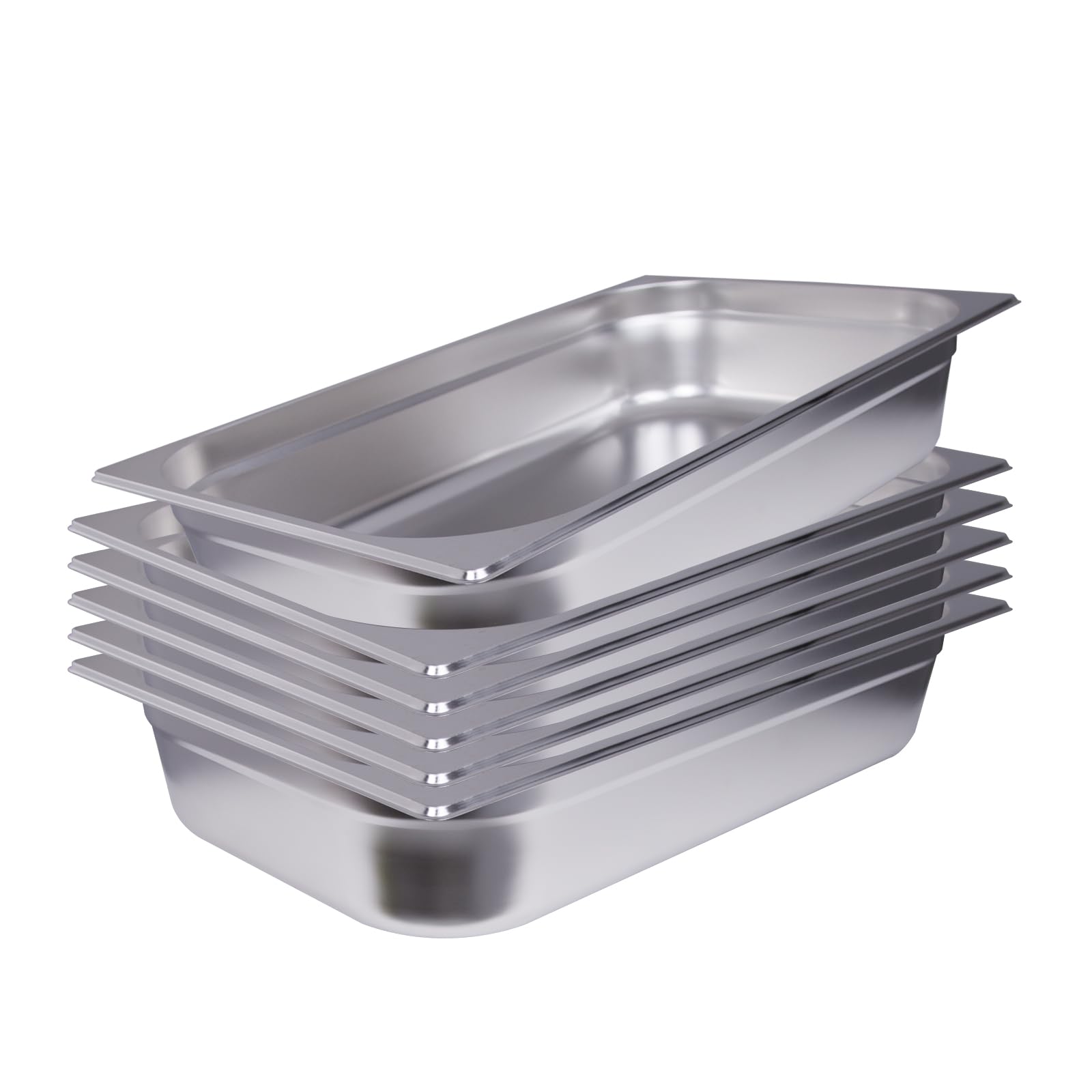 Amazon.com: Hakka Hotel Pans Full Size 4inch Deep 1/1 Stainless