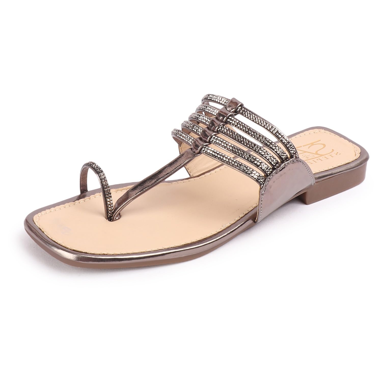 STEPIZIA Womens Stylish Kolhapuri Chappal | Ethnic Slippers |Flat Fashion Sandals For Girls (B0DF5KXNC6) Amazon Price History, Amazon Price Tracker