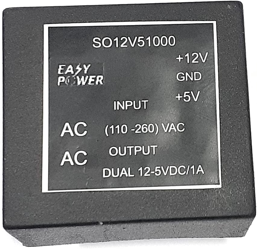 (110-260) VAC - Dual Output 12-5 VDC/1A Power Supply Module