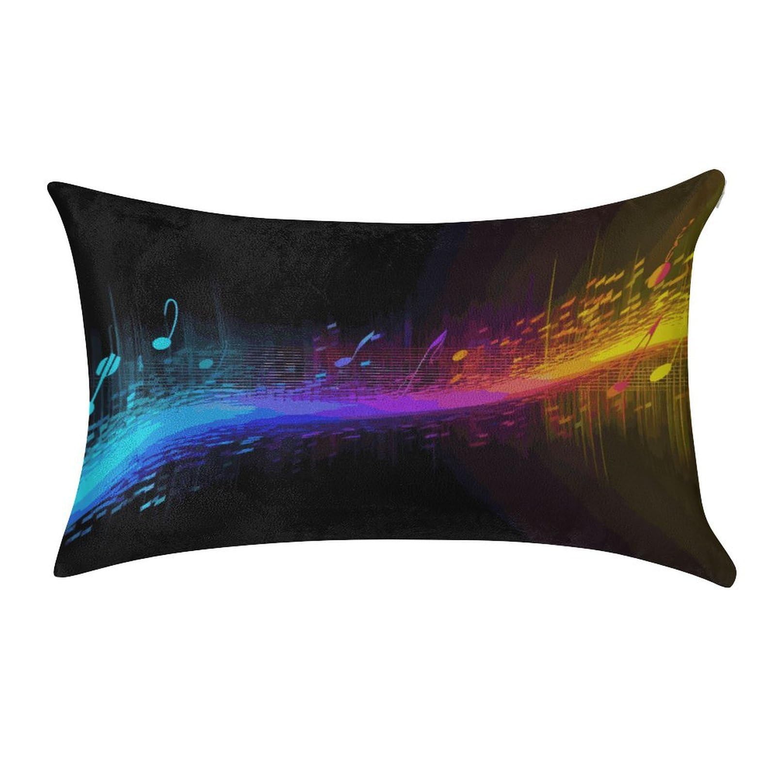 Fekiloot Style Music Spectrum Pillow Covers Home Decor Pillow Cases