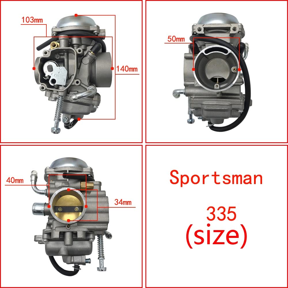 Carburateur De Moto Filtre Carburant Kit Remplacement du À pour P&Olaris Magnum 425 Ranger Sportsman 500 Carburateur Moto pour Moteur