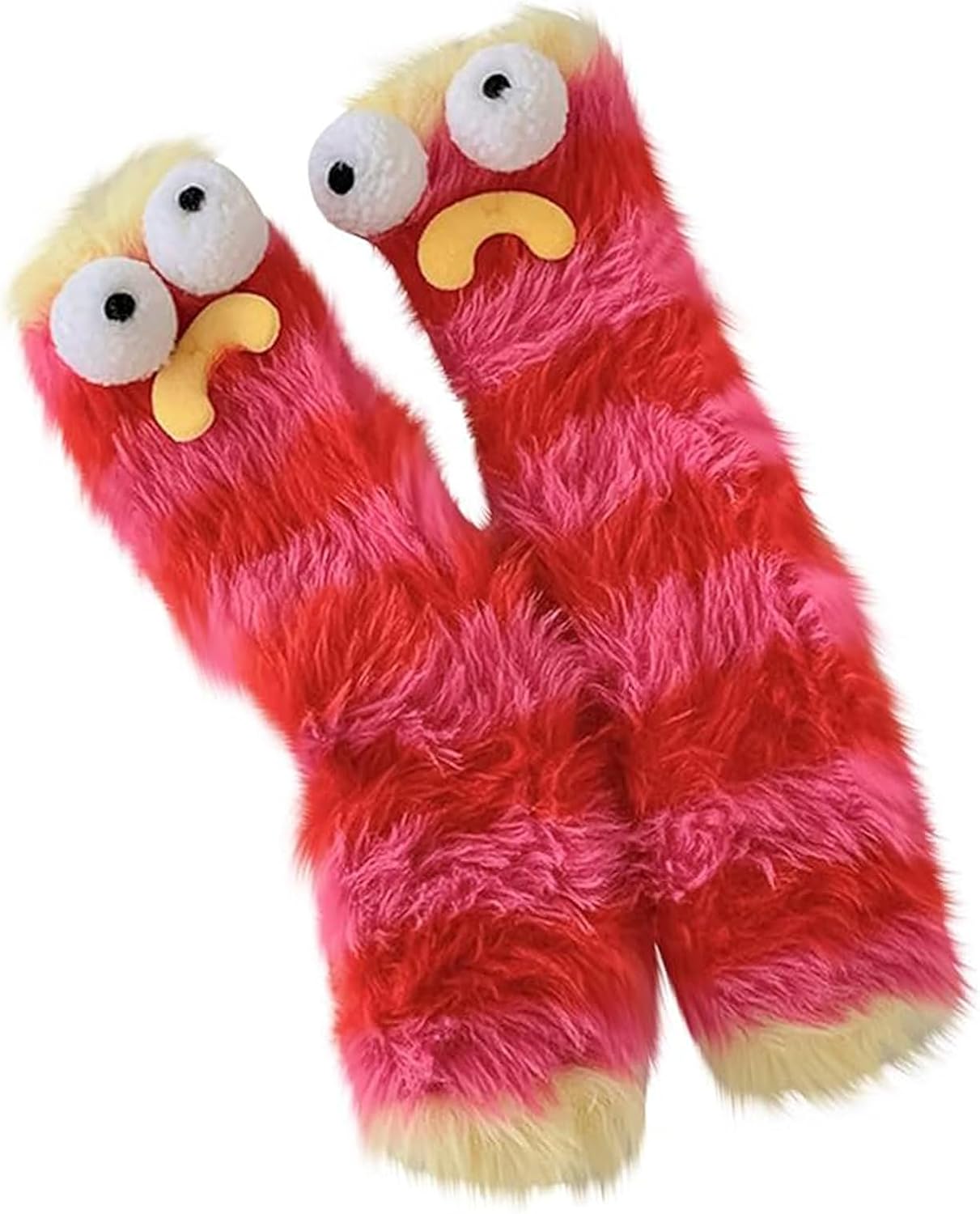 TFTSR Crazy Funny Fuzzy Silly Socks for Kids Women,Girls Fluffy Slipper Novelty Fun Socks,Boy Men Cute Cozy Soft Animal Socks