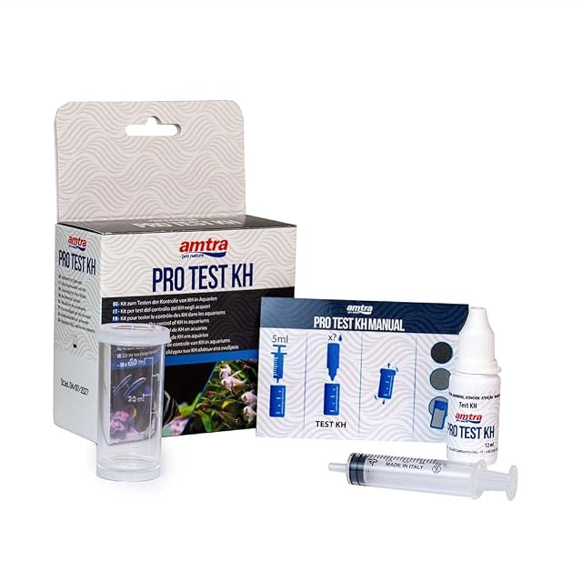 Amtra Pro Test KH - Prueba KH para acuarios, Control de Calidad fácil y rápido de la dureza carbonatada…
