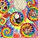Tie Dye Birthday Party Supplies Set Plates Napkins Cups Tableware Kit for 16