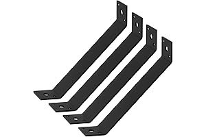 4 Pcs 7-1/4" x 1-1/2" Angled Pergola Brackets for Superior Strength and Support