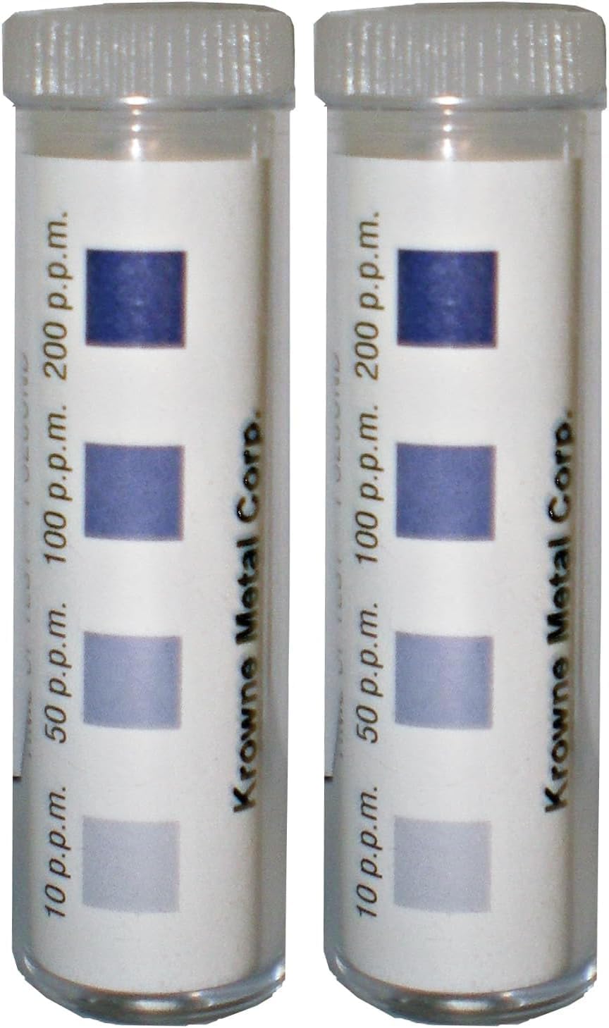 KROWNE Chlorine Test Strips, 100 Piece (Pack of 2)