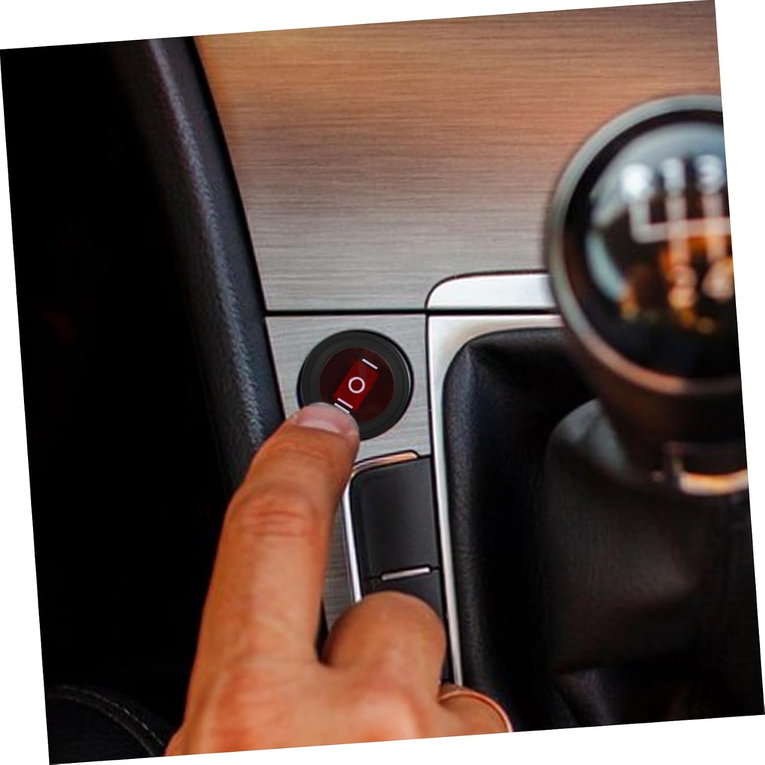 IMIKEYA 6a Pin Round Rocker Toggle Switch for Cars and Boats Durable Spdt Button with Easy Installation Indicator and Mechanical Life of Cycles