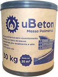 uBeton Argamassa Polimérica Cola Bloco/Tijolo - Barrica 30kg