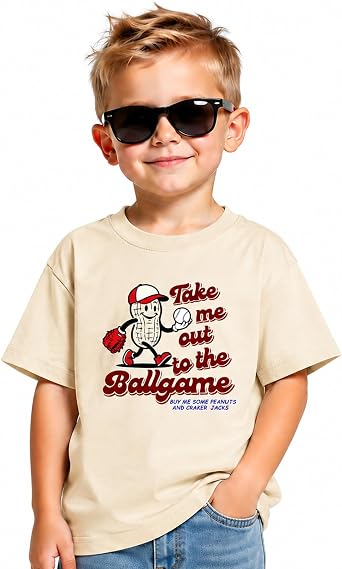 Baseball Shirt for Boys Girls Toddler Baseball Lover T-Shirt 2-8T