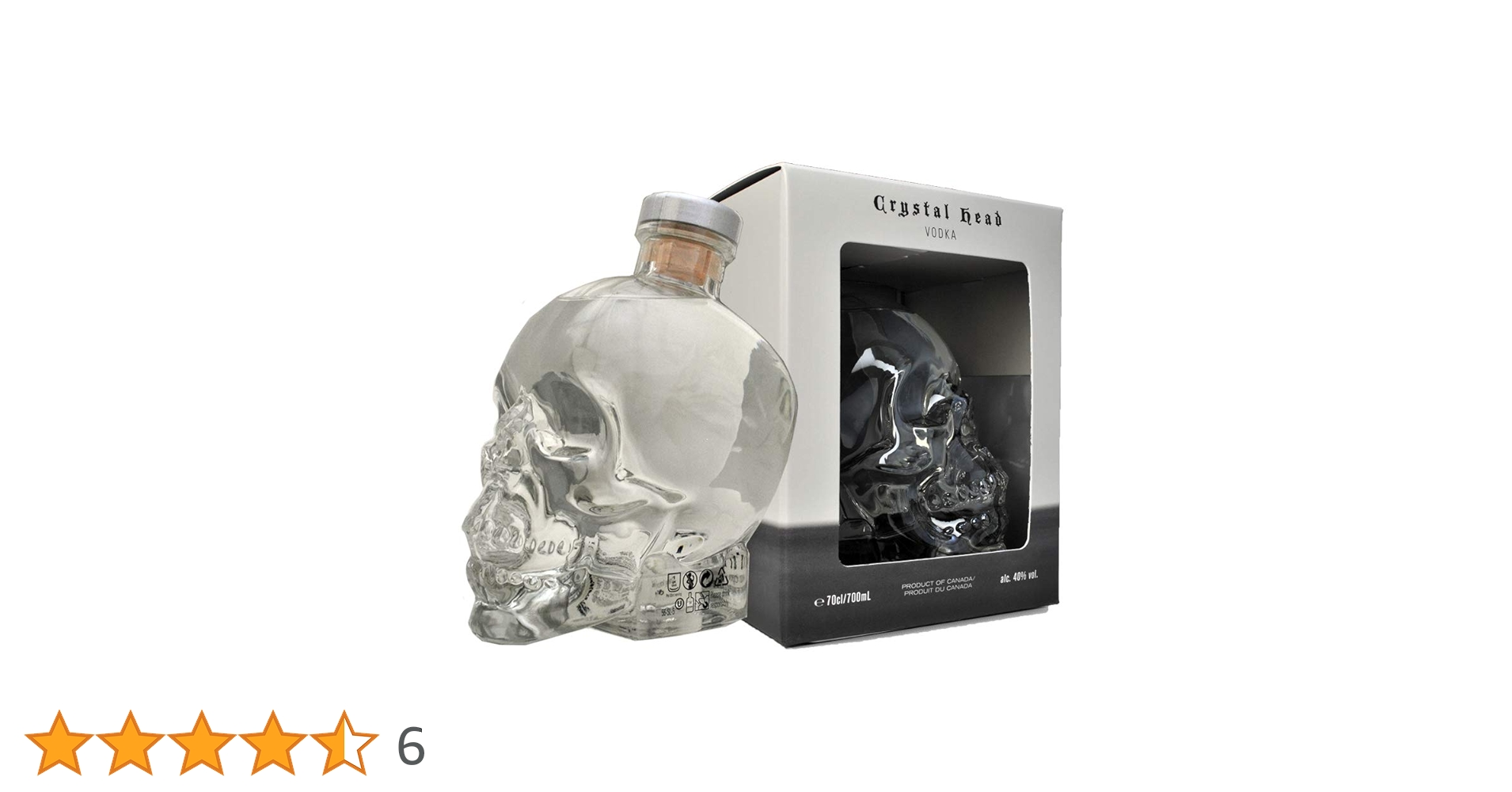 Amazon.co.jp: クリスタルヘッド ウォッカ [ 750ml ] [ギフトBox入り