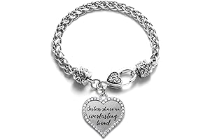 Silver Open Heart Charm Bracelet Bonds with Love