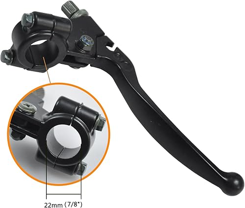 Miniatura 10 de 0.866 in 78" embrague izquierdo palanca palanca palanca 68" interruptor de cable de freno de tambor para Predator 196cc 212cc Baja Warrior Massimo