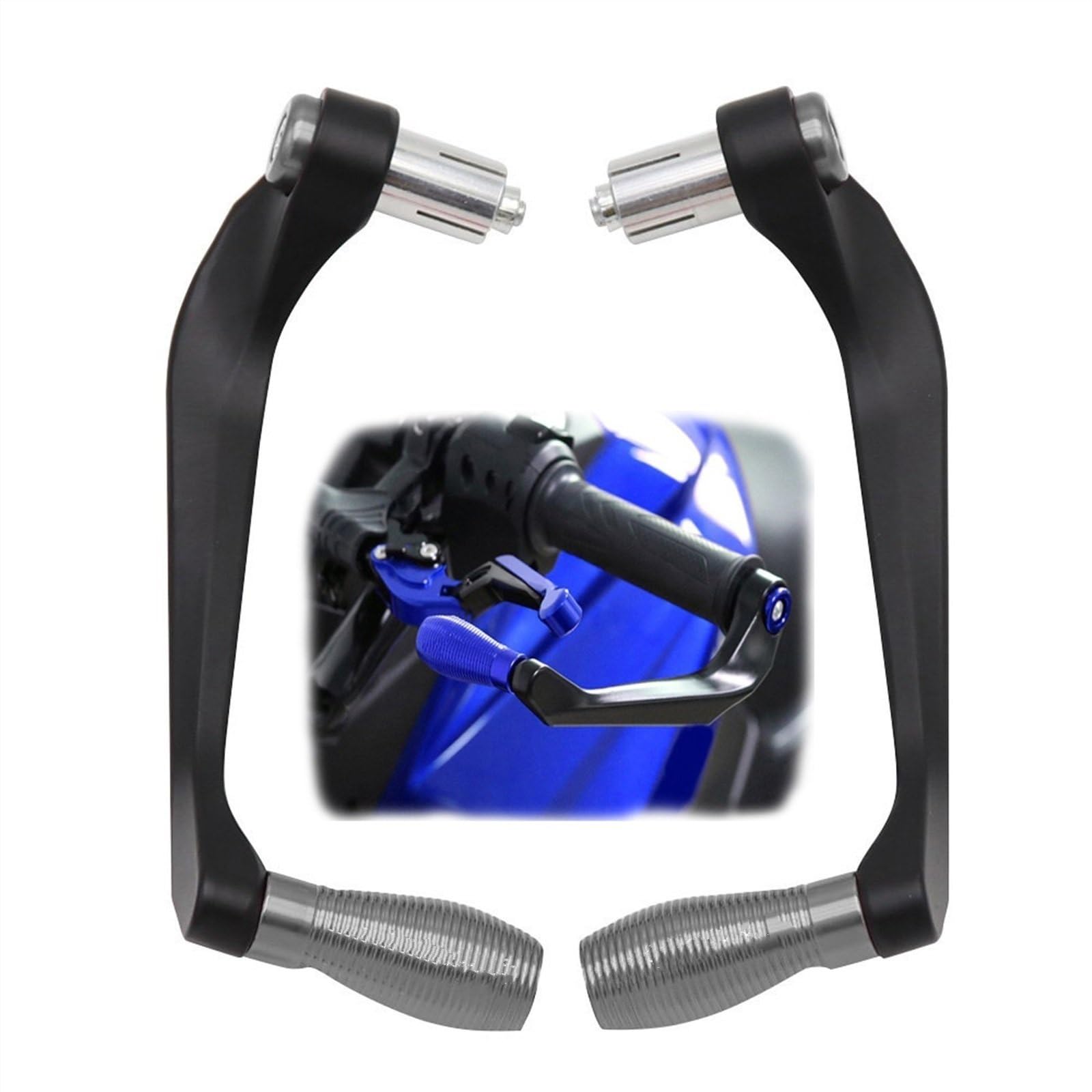 Protège-mains de moto pour Honda CB599 gris | Garde de guidon 22mm