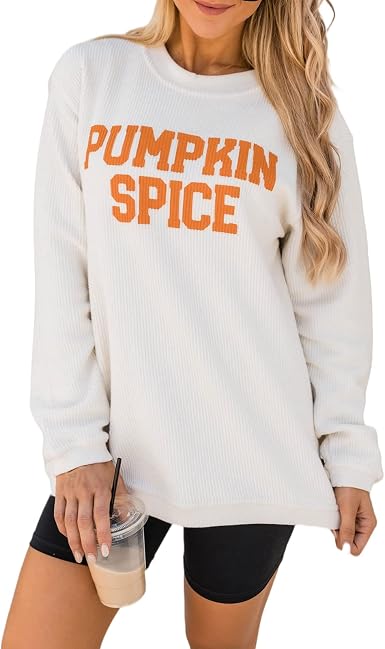 Women Halloween Pumpkin Spice Graphic 