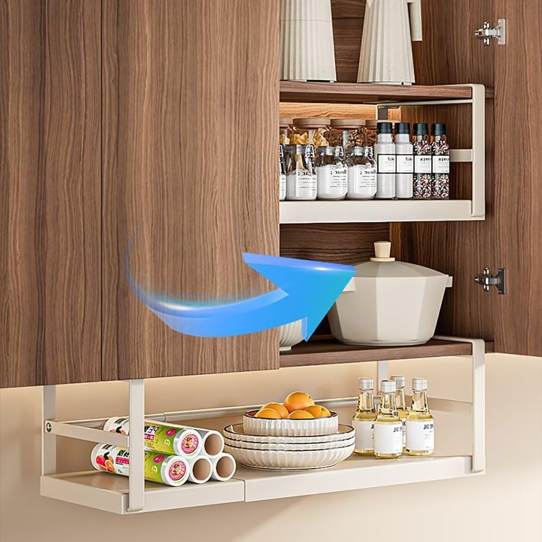 Cestas Para Colgar En Armario Cesta Colgante De Metal Para Colgar En El  Armario, Cesta Para Colgar En La Cocina, Armario, Estante Inferior, Cesta  De Almacenamiento Para Cocina, Oficina, Armario, Baño (color:, image size:1080x1080