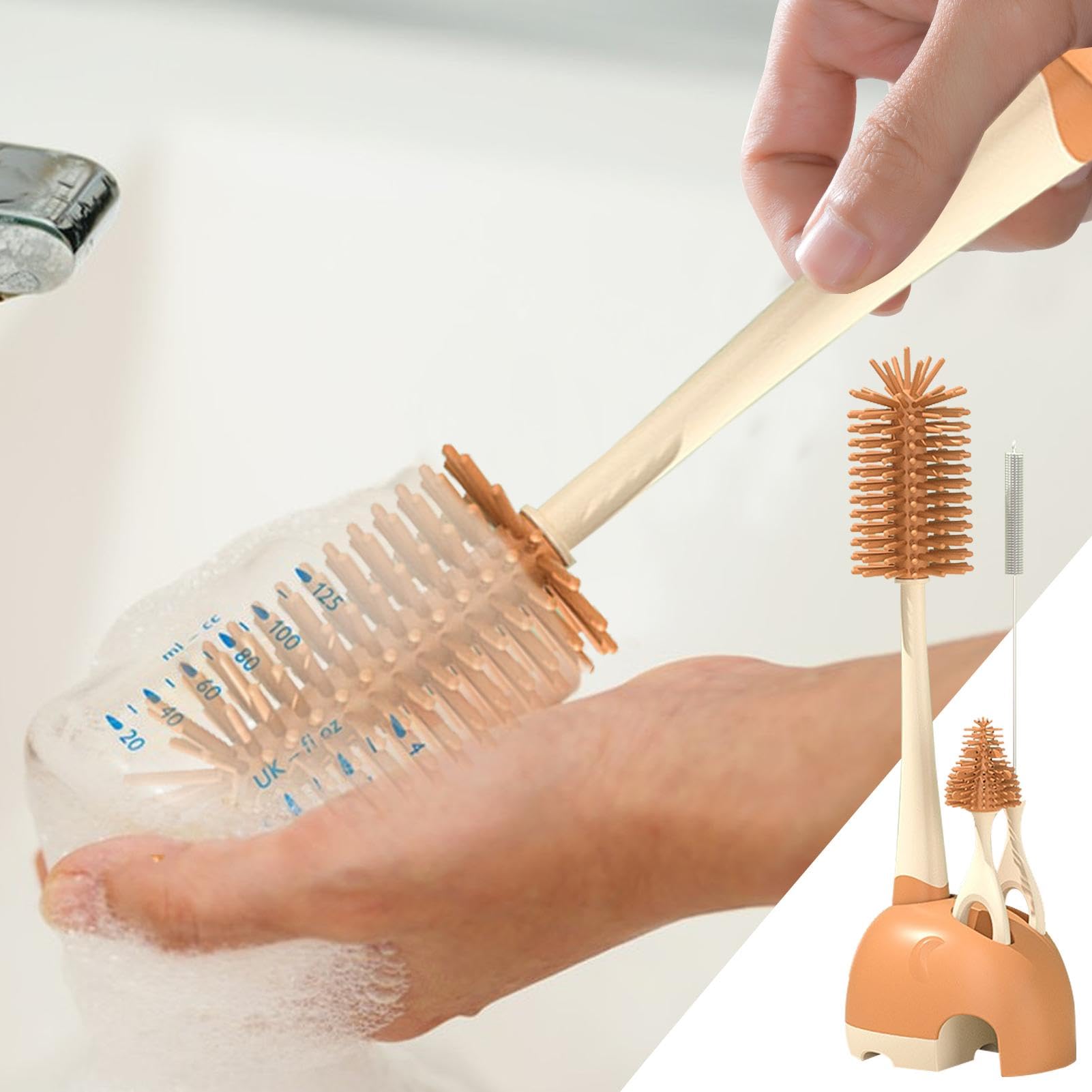 Set Di 13 Spazzole Per La Pulizia, Per La Pulizia, Per La Pulizia Della Bottiglia Per Tubo Del Latte In Nylon Per Pulizia Delle Provette Per 92948076 - Foto 7