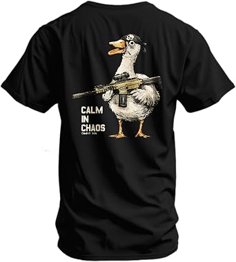 Combat Iron Mens Graphic T-Shirt - Calm in Chaos