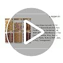 Image of Glass Jars Air Tight Canister Borosilicate Kitchen Food Storage Container Set With Natural Bamboo Lids For Candy, Cookie, Rice, Sugar, Flour, Pasta, Nuts (270Ml Jars, 6 Pcs), Transparent
